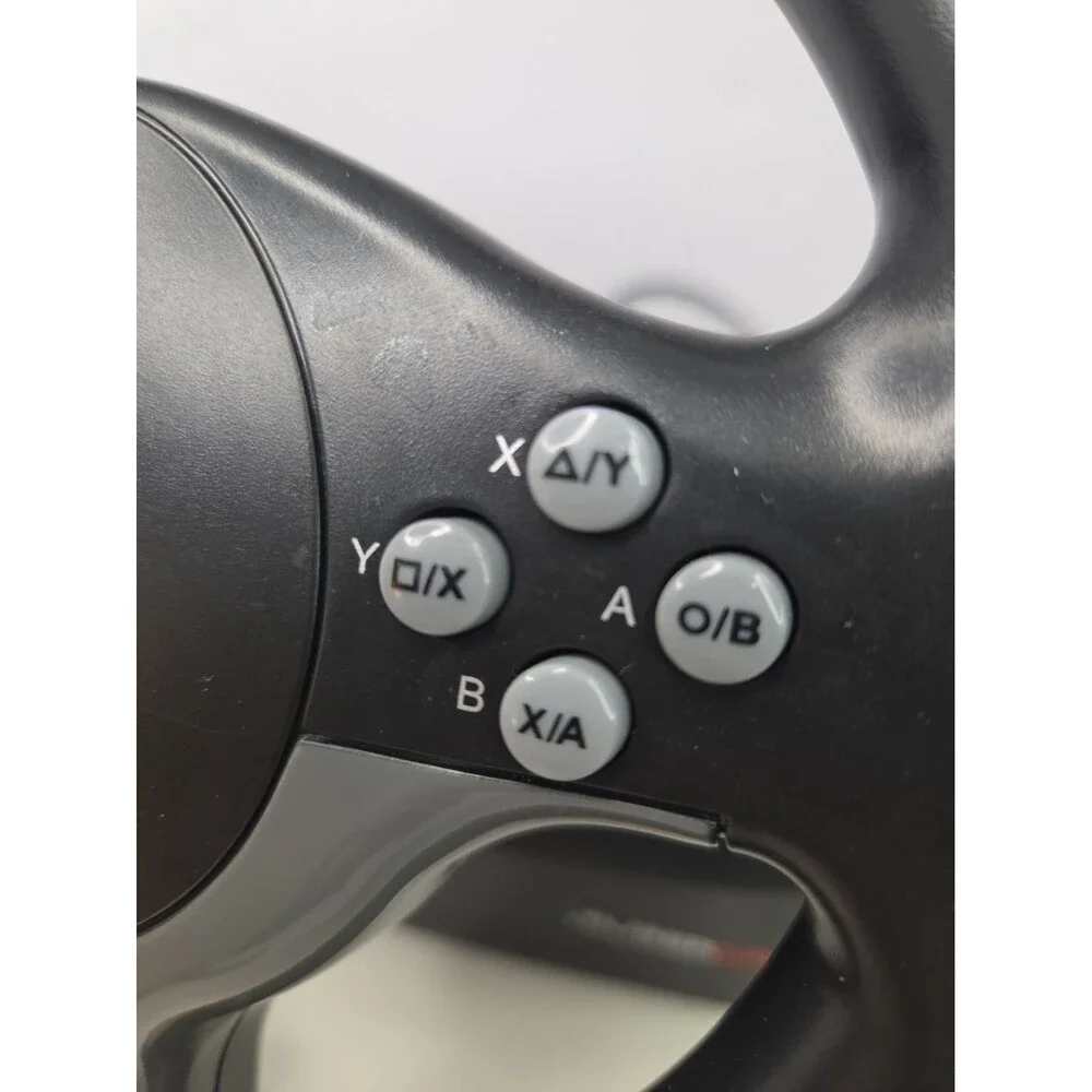 Superdrive SV250 Racing steering wheel w/pedals & gearshift paddles Tested Works